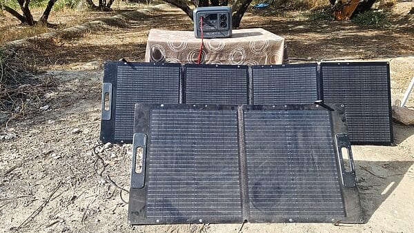 Análisis Bluetti Elite 100 V2 placa solar panel PV100 PV200