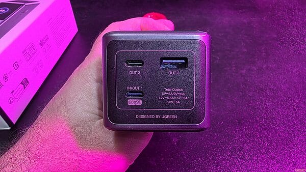 Power bank batería Ugreen Nexode 130W 20000mAh 03