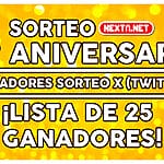 Ganadores sorteo #14AniversarioNextN 2025-2026