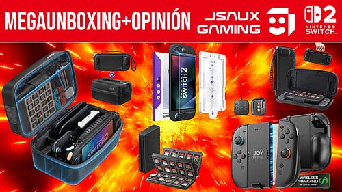 Megaunboxing + Opinión accesorios JSAUX Nintendo Switch 2