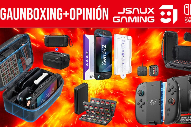 Megaunboxing + Opinión accesorios JSAUX Nintendo Switch 2