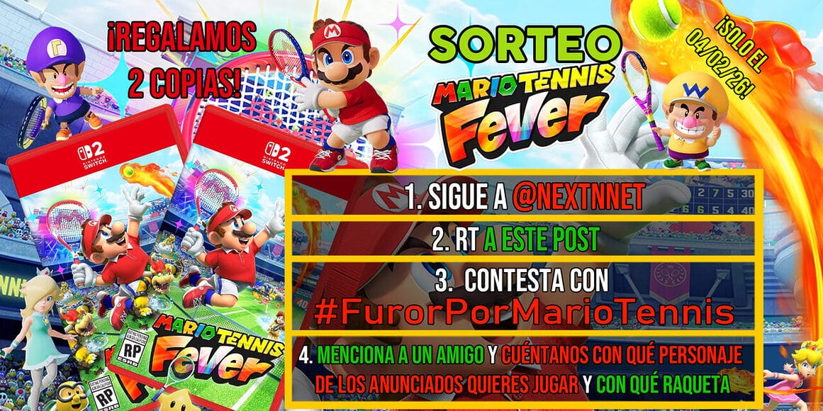 Sorteo Mario Tennis Fever