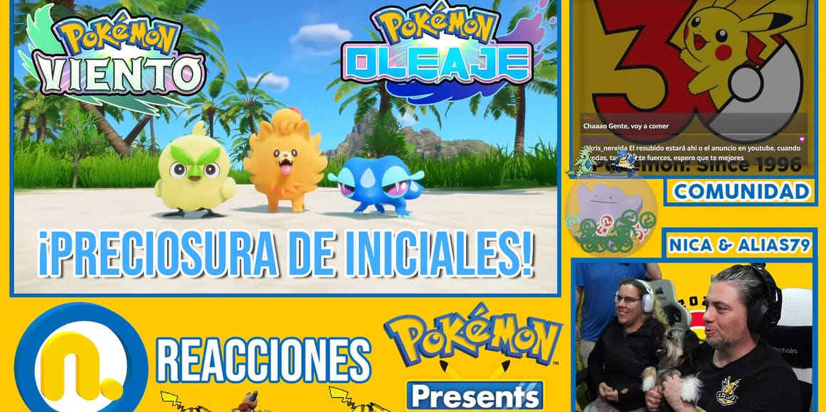 Reacciones Pokémon Presents 30 Aniversario Pokémon Viento y Oleaje