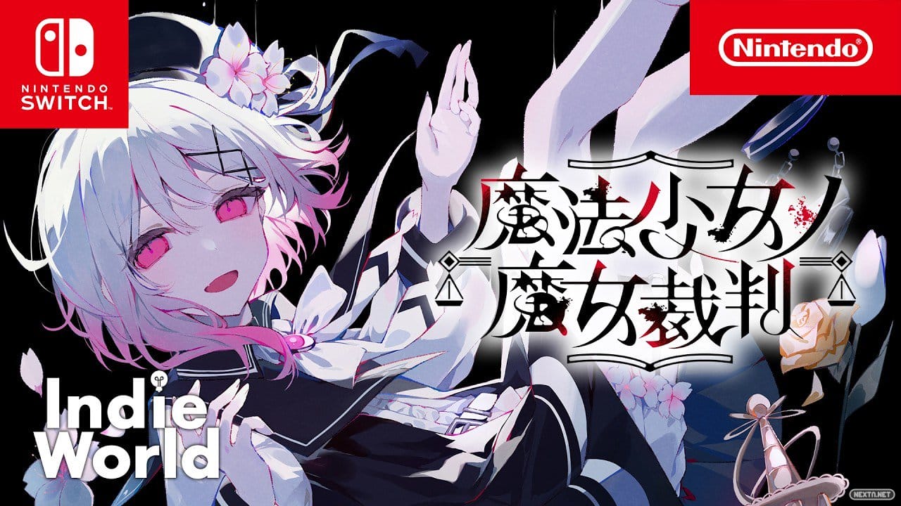 Magical Girl Witch Trials Novela Visual Anuncio Indie World Japonés Saldrá 9 de julio Formato Físico Nintendo Switch