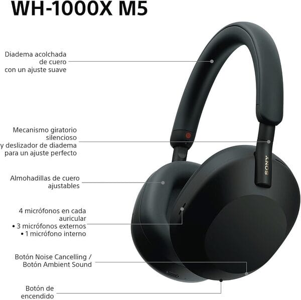 Análisis auriculares SONY WH-1000XM5 REVIEW funda rígda review