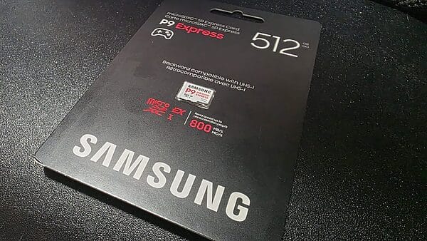 Samsung P9 MicroSD Express 512 GB Nintendo Switch 2