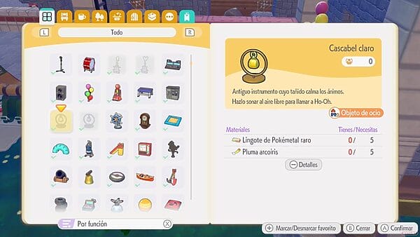 Guía Pokémon Pokopia legendarios completar Pokédex cascabel claro