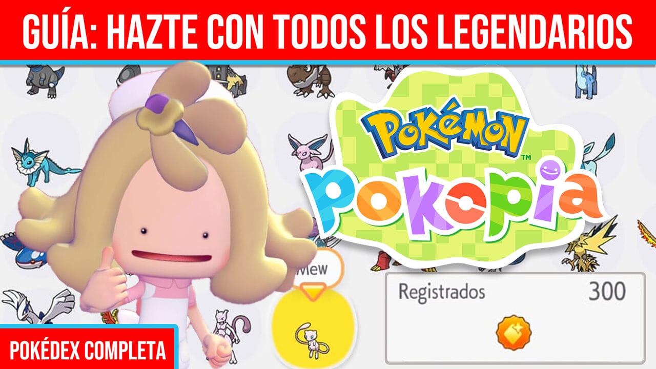 Guía Pokémon Pokopia legendarios completar Pokédex completa portada