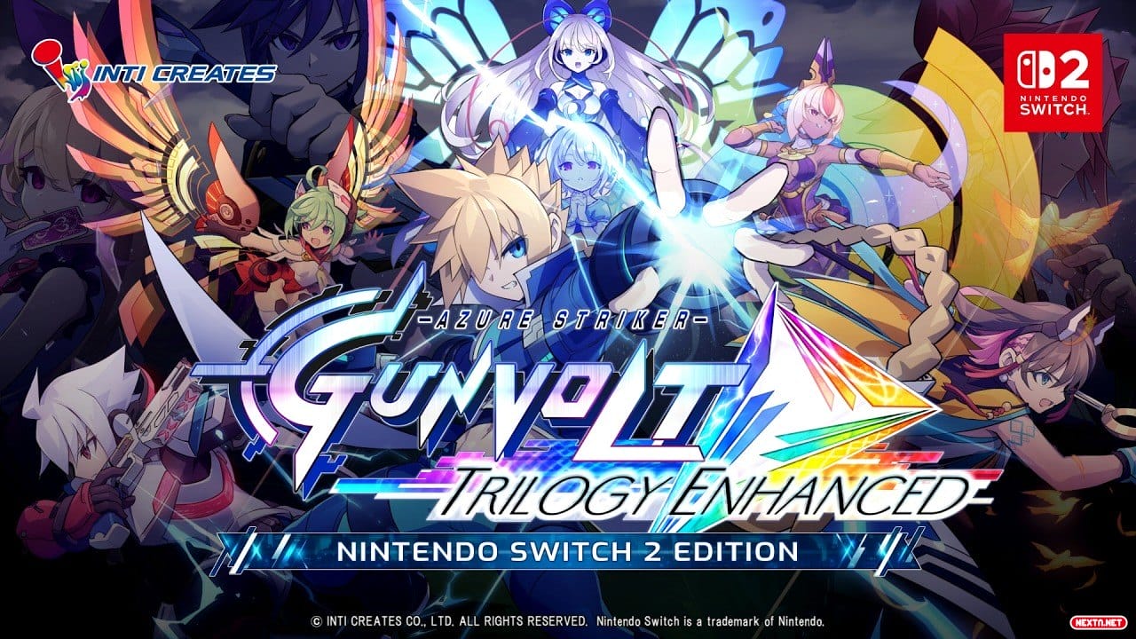 Azure Striker Gunvolt Trilogy Enhanced Nintendo Switch 2 Edition Anunciado Nuevo Modo Historia