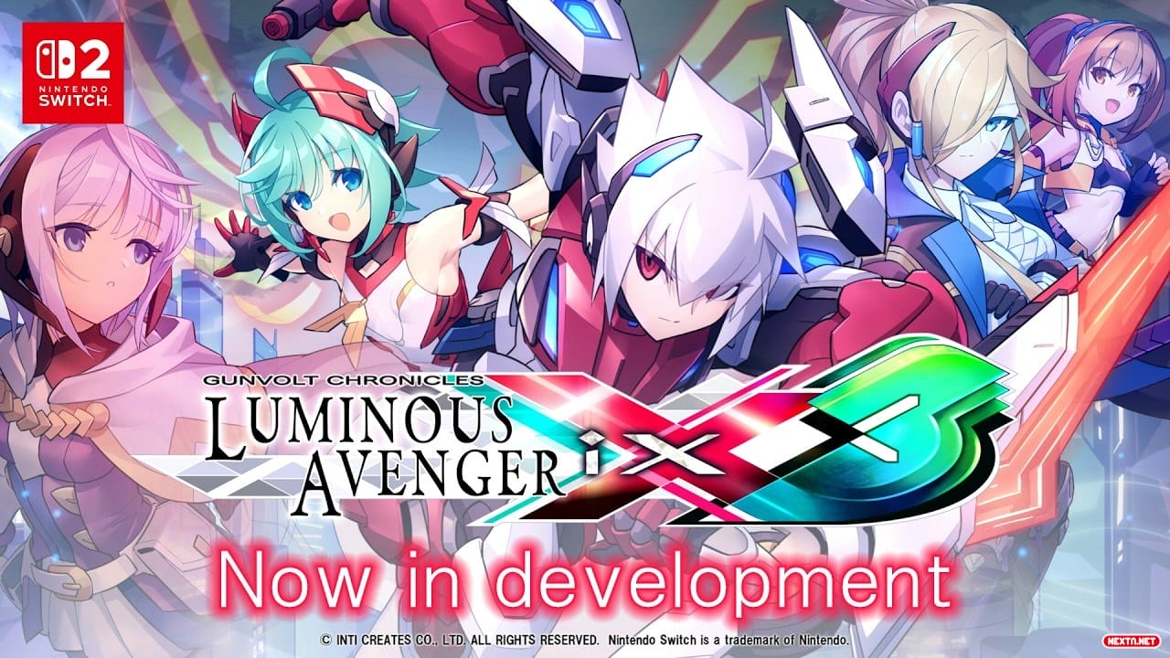 Gunvolt Chronicles Luminous Avenger iX 3 Anunciado Nintendo Switch 2 PC
