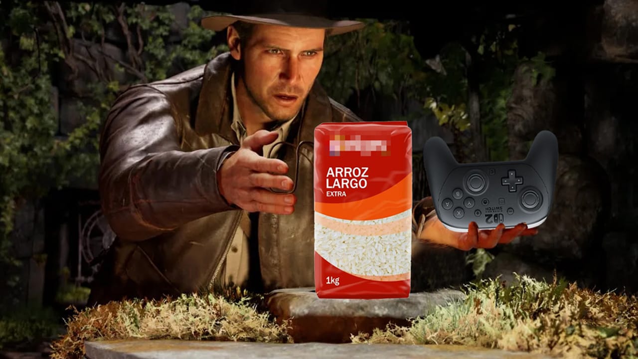 Indiana Jones y el Gran Círculo cambiazo arroz Mando Pro Nintendo Switch 2 timo