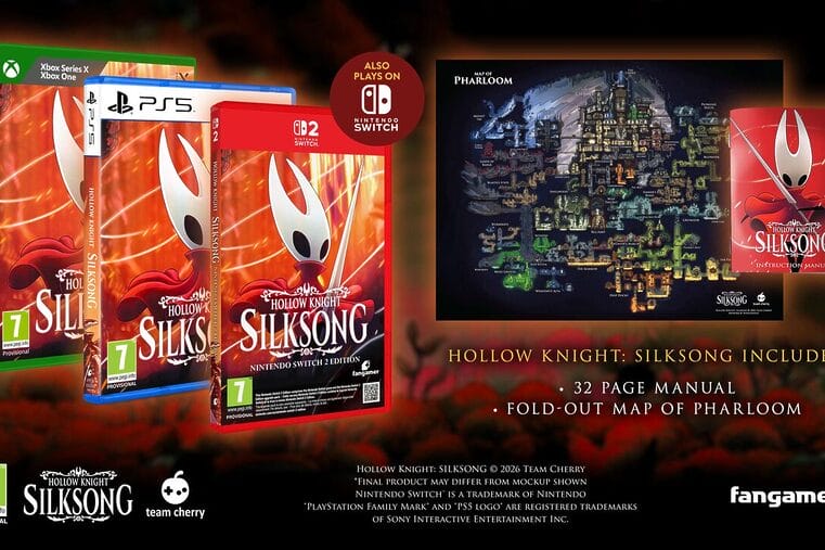 Hollow Knight Silksong Edición física Nintendo Switch 2