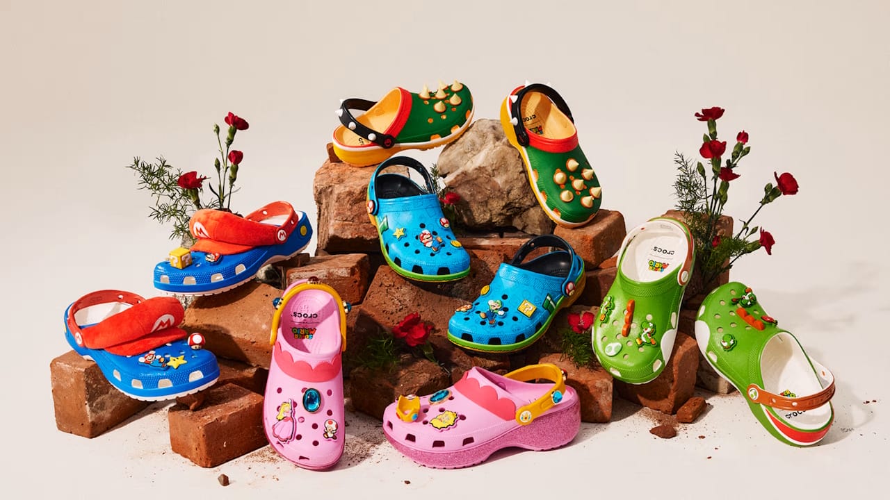 Zapatillas Crocs x Super Mario collection